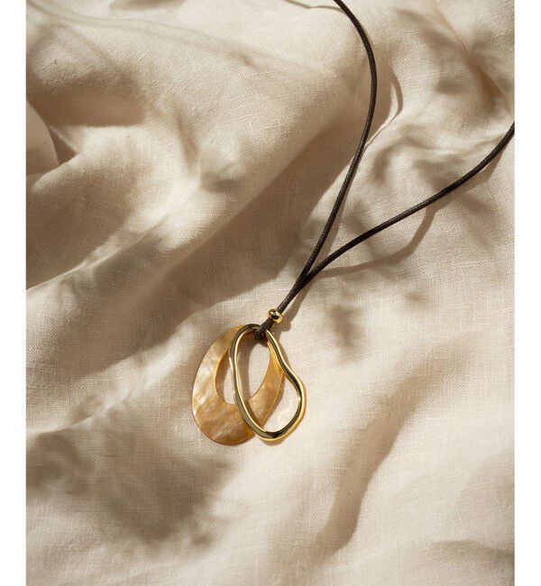 23区「シェルリング ネックレス」|ネックレス|ﾀﾞｰｸﾌﾞ