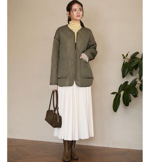 23区「【見上愛さん着用/CanCam11月号掲載】パウダリータイプライター プリーツ スカート」|スカート|