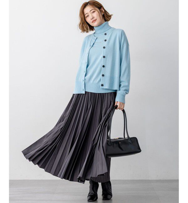 23区「【見上愛さん着用/CanCam11月号掲載】パウダリータイプライター プリーツ スカート」|スカート|