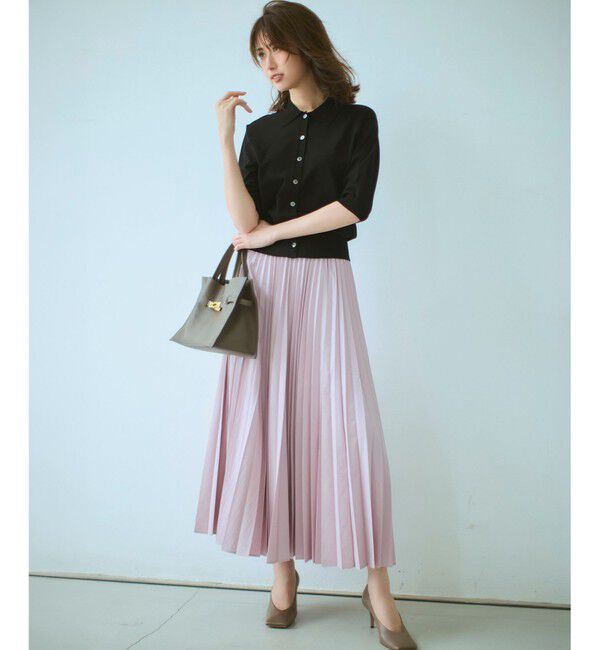 23区「【見上愛さん着用/CanCam11月号掲載】パウダリータイプライター プリーツ スカート」|スカート|