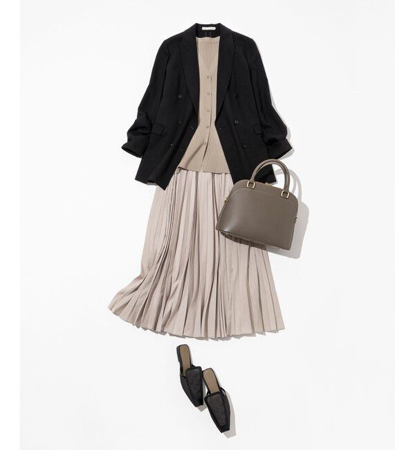 23区「【見上愛さん着用/CanCam11月号掲載】パウダリータイプライター プリーツ スカート」|スカート|