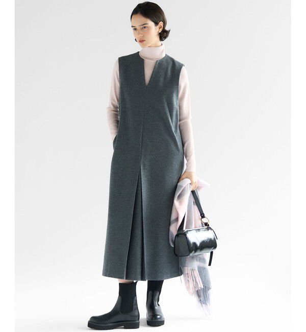 23区「【滝沢眞規子さん着用/WEB限定カラーあり】ウーステッドウール リブタートル ニット」|ニット・セーター|