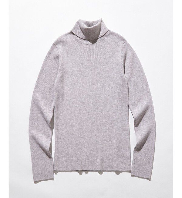 23区「【滝沢眞規子さん着用/WEB限定カラーあり】ウーステッドウール リブタートル ニット」|ニット・セーター|