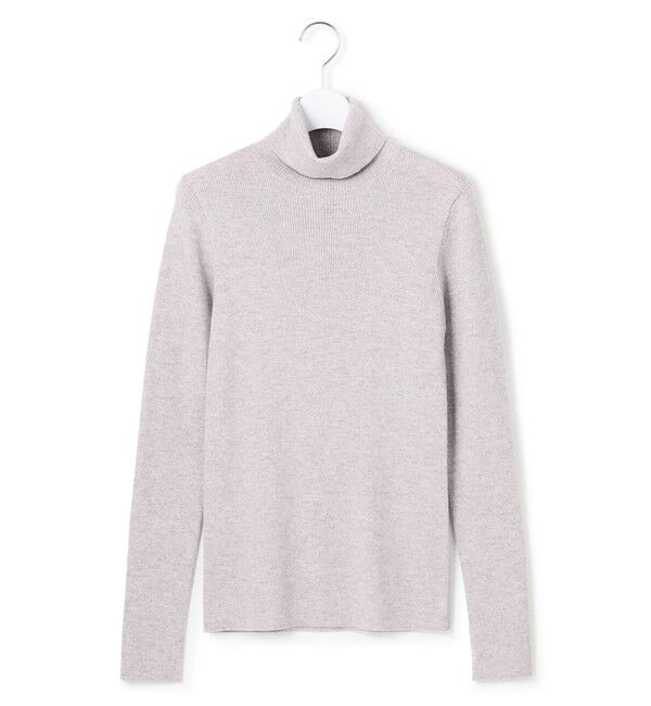 23区「【滝沢眞規子さん着用/WEB限定カラーあり】ウーステッドウール リブタートル ニット」|ニット・セーター|