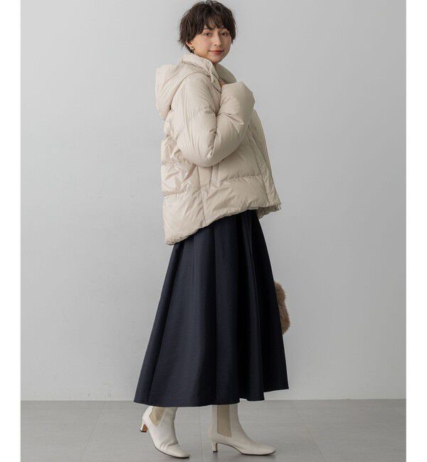 23区「【滝沢眞規子さん着用/VERY掲載】シレータフタ コンパクト ダウンコート」|ダウン|