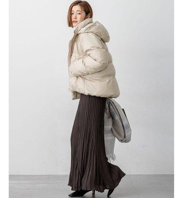 23区「【滝沢眞規子さん着用/VERY掲載】シレータフタ コンパクト ダウンコート」|ダウン|