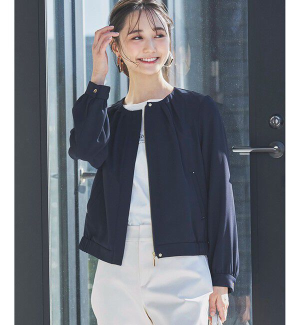any SiS「【洗える】スプリング ブルゾン」|ブルゾン・スタジャン|