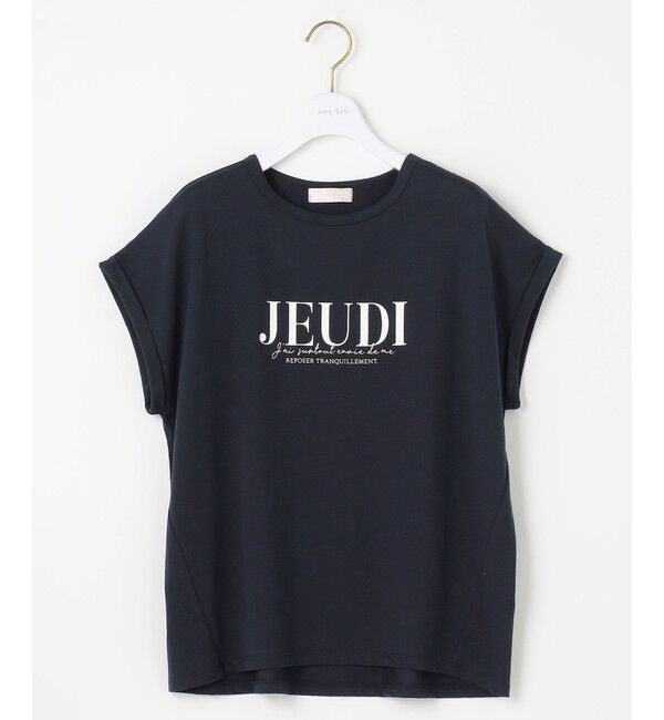 any SiS「【接触冷感・UVケア】冷感ロゴ Tシャツ」|Tシャツ・カットソー|