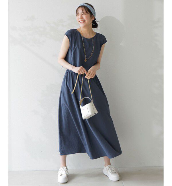 ANY SIS「【撥水・UVカット】ウォーターサイド ワンピース」|ワンピース|