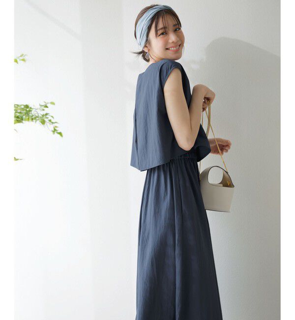 ANY SIS「【撥水・UVカット】ウォーターサイド ワンピース」|ワンピース|