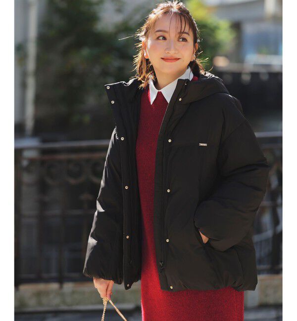 ANY SIS「ボリュームリッチダウン ジャケット」|ダウン|ブラック