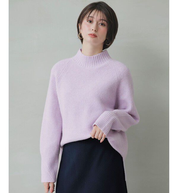 ANY SIS「ハイネックAir ニット」|ニット・セーター|ラベンダー