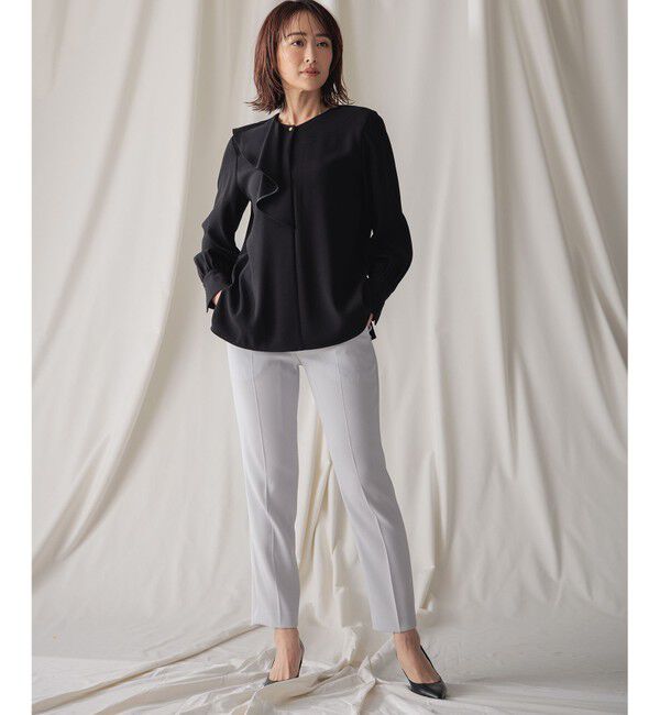 BEIGE,「【L-size】CINDY / アシンメトリーブラウス」|シャツ・ブラウス|