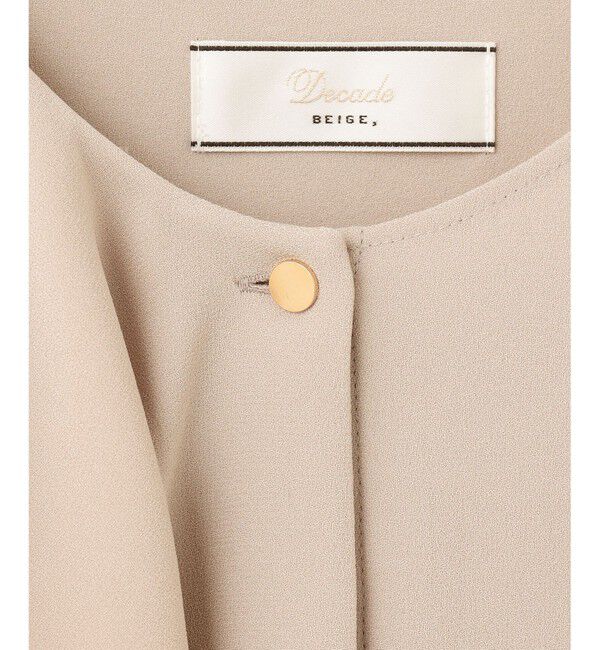 BEIGE,「【L-size】CINDY / アシンメトリーブラウス」|シャツ・ブラウス|