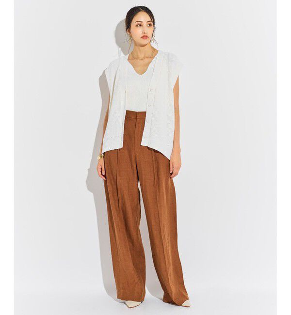 BEIGE,「COME / ジレカーディガン」|カーディガン|