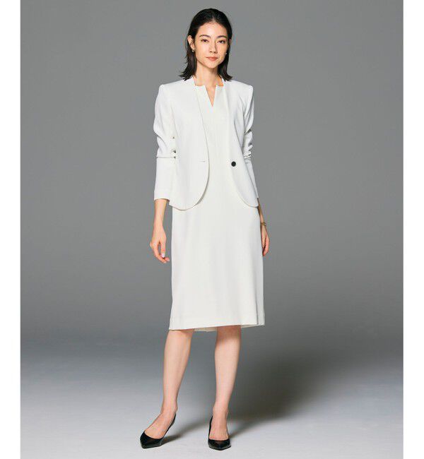 BEIGE,「【セットアップ対応】LUIZA / Iラインワンピース」|ワンピース|