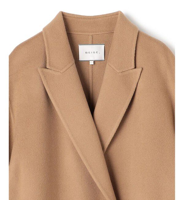 BEIGE,「ZION / ウールロングチェスターコート」|チェスターコート|