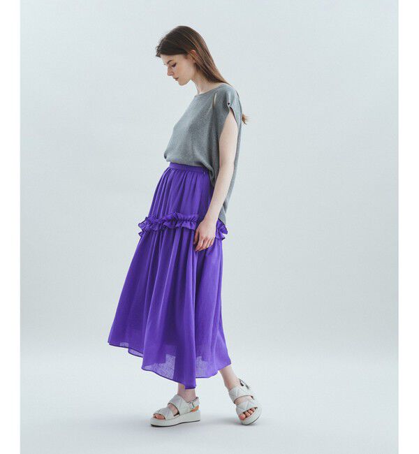 Grace Class「シアーフリルティアードスカート」|スカート|