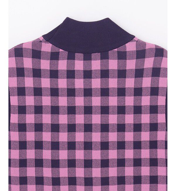 Diagram「チェックショートニットトップ」|ニット・セーター|