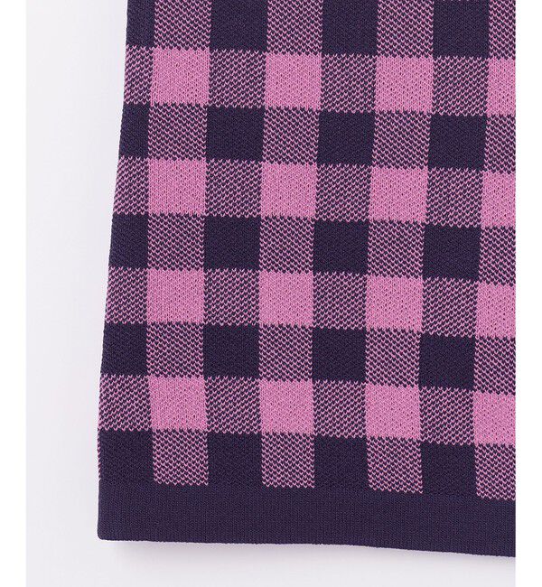 Diagram「チェックショートニットトップ」|ニット・セーター|