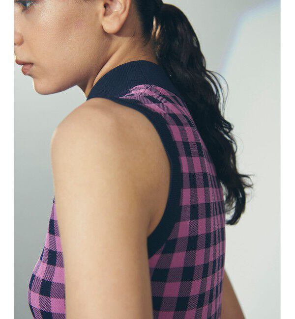 Diagram「チェックショートニットトップ」|ニット・セーター|