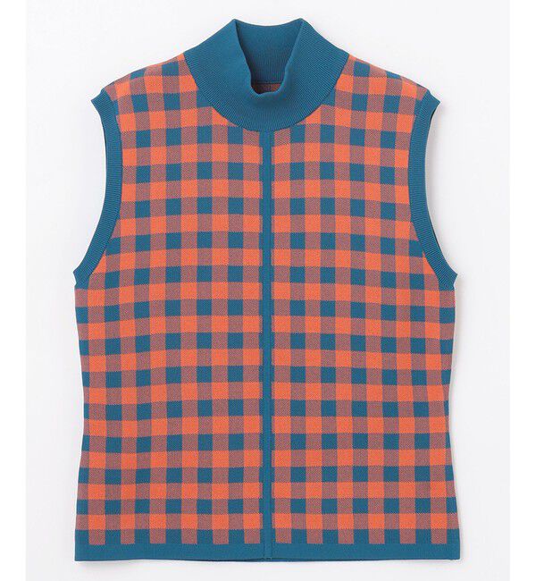 Diagram「チェックショートニットトップ」|ニット・セーター|