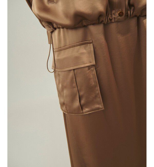 Grace Class「サテンミリタリーロングスカート」|スカート|