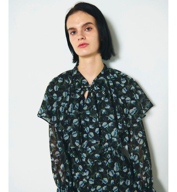 Diagram「スモールフラワーケープトップ」|シャツ・ブラウス|