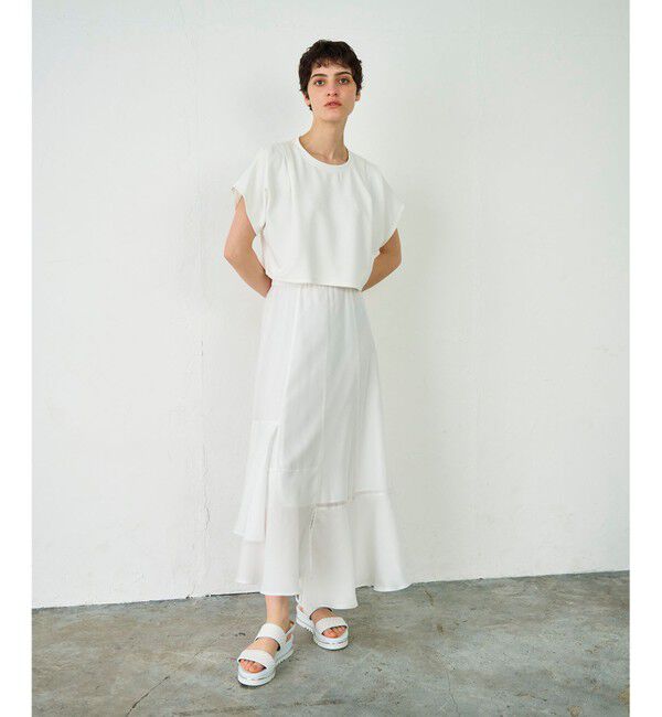 Diagram「イレギュラーヘムスカート」|スカート|ホワイト