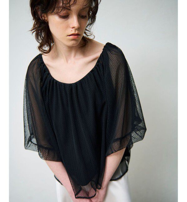 Grace Class「レイヤードチュールトップ」|Tシャツ・カットソー|