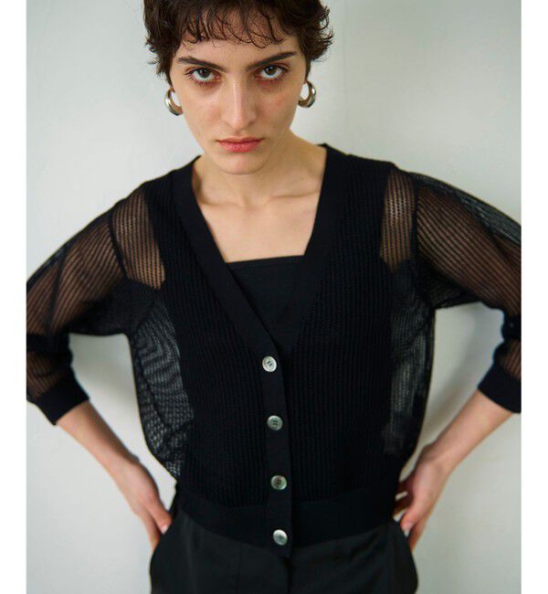 Diagram「メッシュニットカーディガン」|カーディガン|