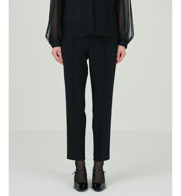 GRACE CONTINENTAL「スリムテーパーパンツ」|その他|ブラック