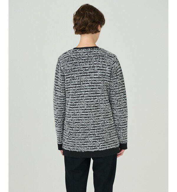 GRACE CONTINENTAL「ツイードバイカラーニットカーディガン」|カーディガン|