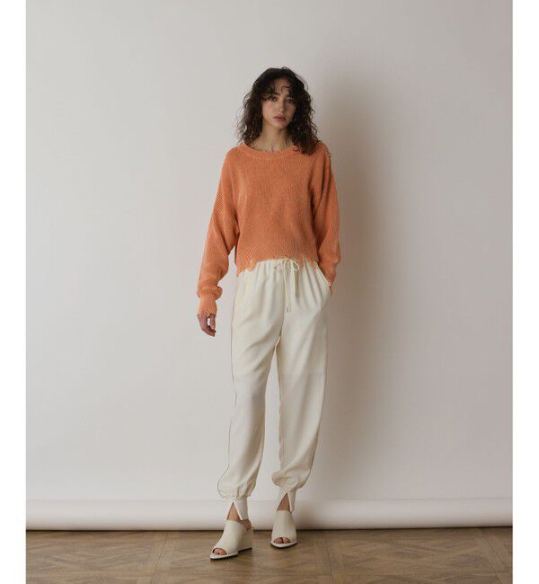  「ピグメントニットトップ」|ニット・セーター|