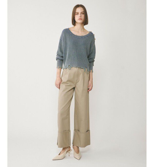  「ピグメントニットトップ」|ニット・セーター|