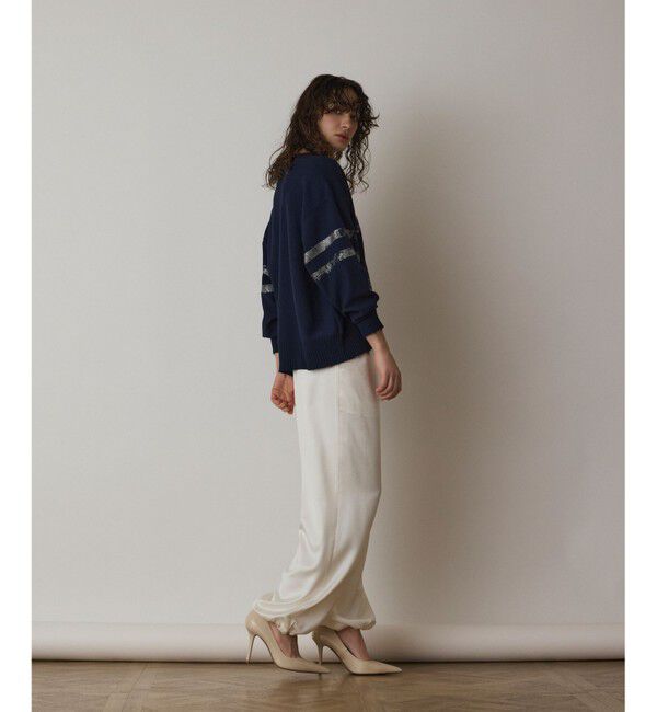  「ナンバリングニットトップ」|ニット・セーター|