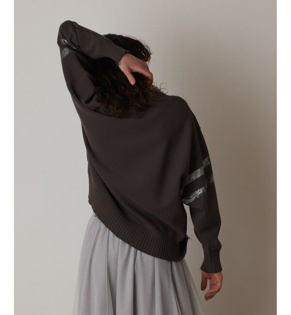  「ナンバリングニットトップ」|ニット・セーター|