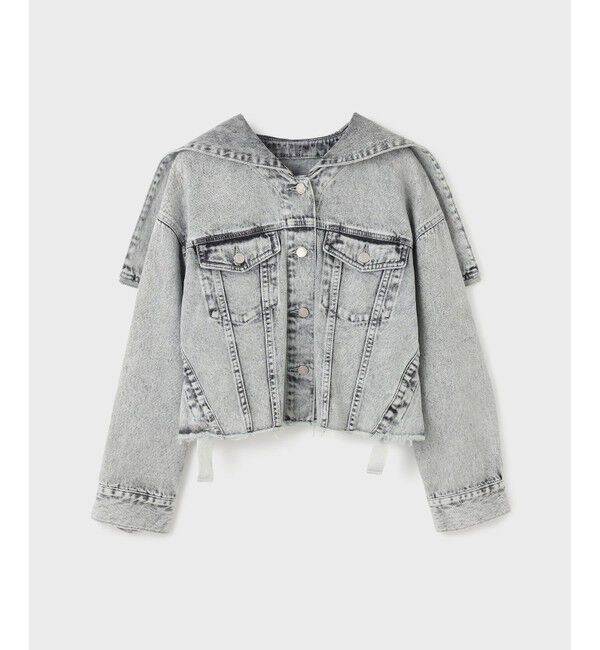 Diagram「フードジップデニムジャケット」|デニムジャケット|