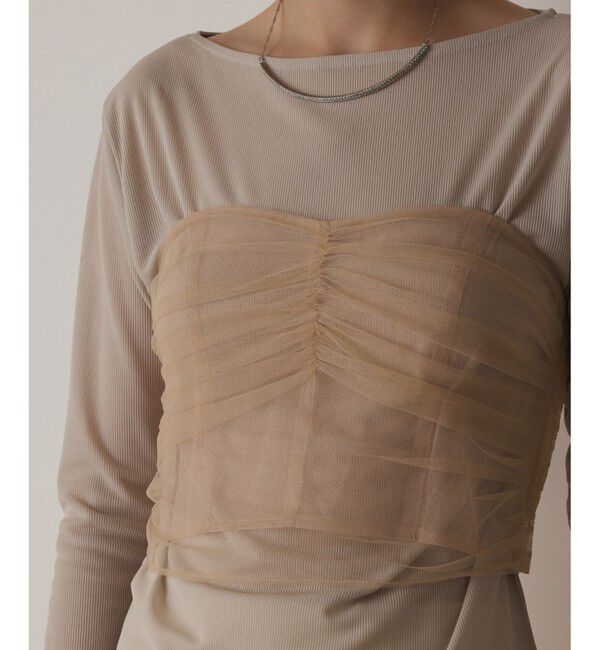 Diagram「チュールベアトップ」|チューブトップ|