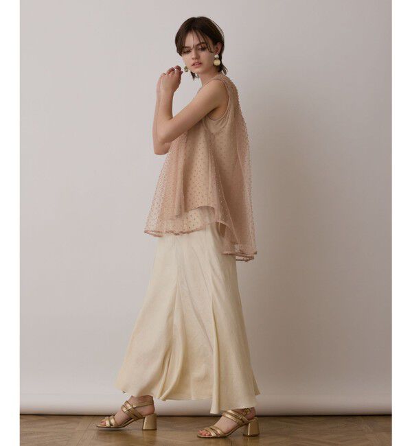 GRACE CONTINENTAL「シアージャガードカットトップ」|シャツ・ブラウス|