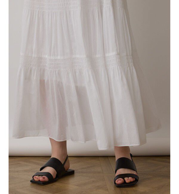 GRACE CONTINENTAL「ティアードマキシカフタンワンピース 」|ワンピース|