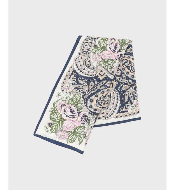 GRACE CONTINENTAL「フラワーペイズリースカーフ」|バンダナ・スカーフ|