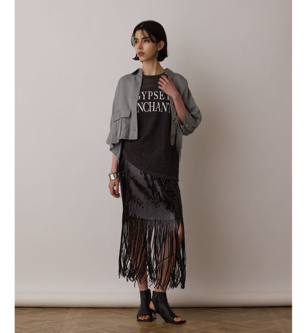 GRACE CONTINENTAL「クラッシュロゴTシャツ」|シャツ・ブラウス|