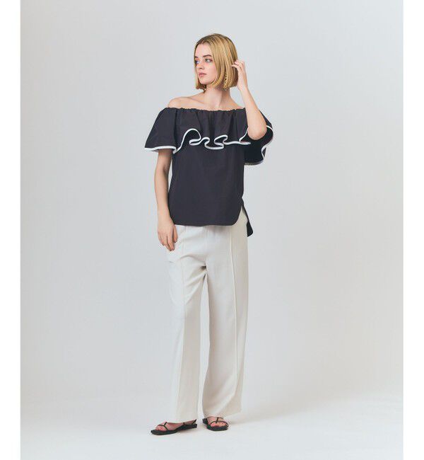 Grace Class「ラッフルトリミングブラウス」|シャツ・ブラウス|