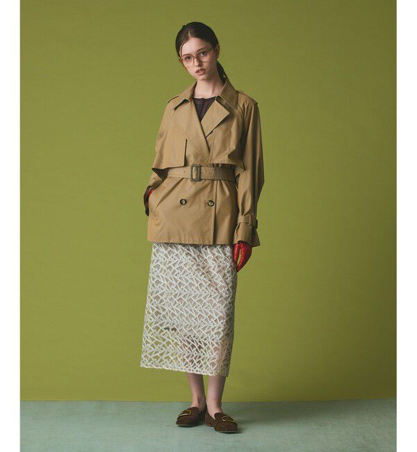 Grace Class「ケープショートトレンチコート」|トレンチコート|