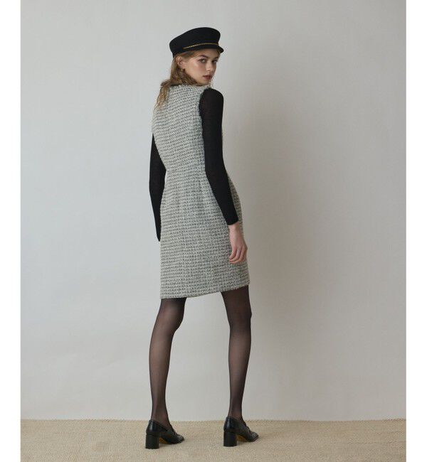 GRACE CONTINENTAL「ツイードタイトワンピース」|ワンピース|