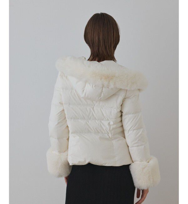 GRACE CONTINENTAL「エコファーショートダウンジャケット」|ダウン|