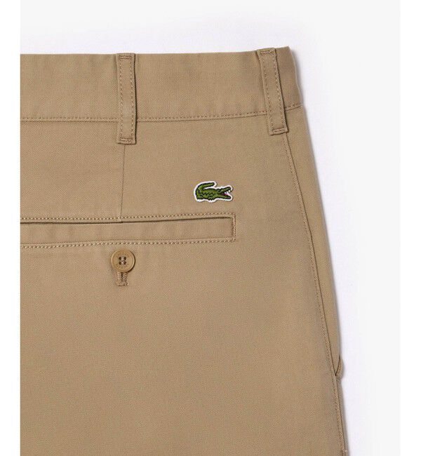LACOSTE「スリムフィットストレート ストレッチチノパンツ」|チノ|