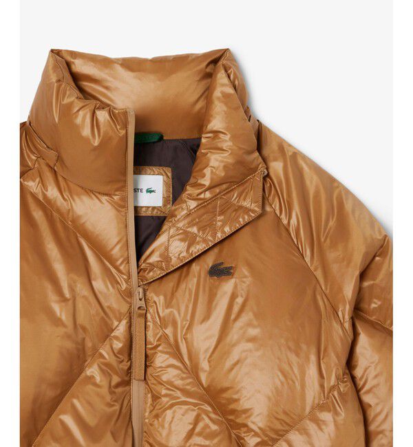 LACOSTE「オーバーサイズ撥水ナイロンダウンジャケット / フード取り外し可<br>」|ダウン|