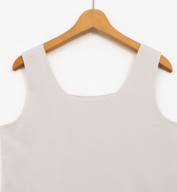 NOLLEY'S「《手洗い可能》サテン&times;ベア天2WAYタンクトップ」|タンクトップ|